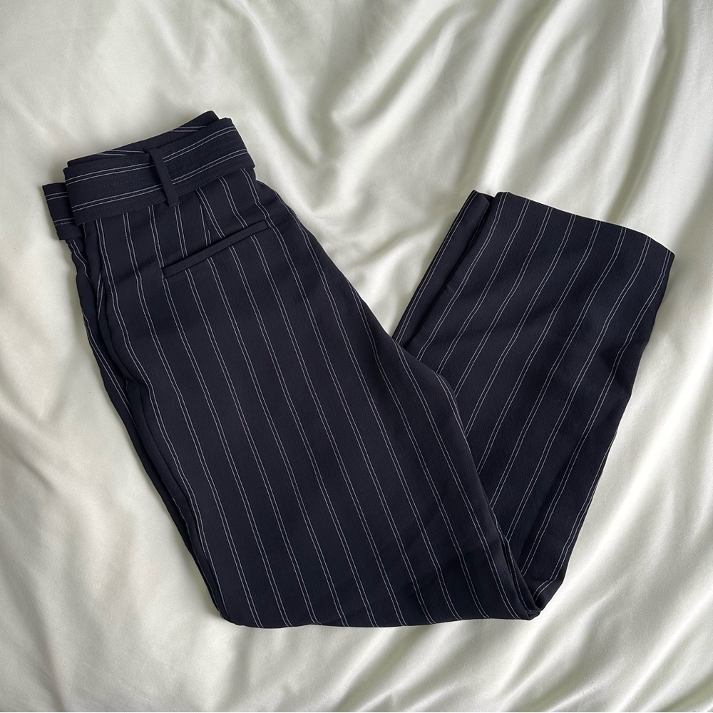 Wilfred Navy Striped Pants